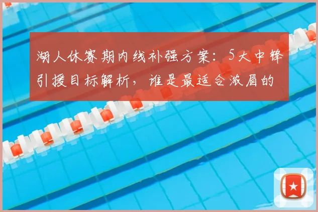 湖人休赛期内线补强方案：5大中锋引援目标解析，谁是最适合浓眉的搭档？